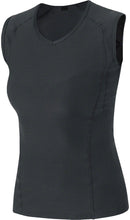 Gorewear M Base Layer Sleeveless Shirt - Black Womens X-Large