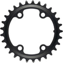 microSHIFT Sword Chainring - 29t 80 Asym BCD Inner ring 2 x 9/10-Speed BLK