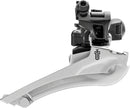 microSHIFT Sword BLK Front Derailleur - 9-Speed Double 46-52t Max Ring 34.9mm Band Clamp 28.6 31.8 Adapters