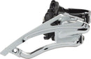 microSHIFT Mezzo Front Derailleur - 8-Speed Triple 42/32/22t Band Clamp Shimano Compatible