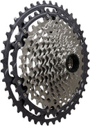 Shimano Deore XT CS-M8200-12 Cassette - 12-Speed 9-45t Hyperglide+ Micro Spline Gray/Silver