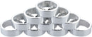 Problem Solvers Headset Stack Spacer - 25.4 10mm Aluminum Silver Bag of 10