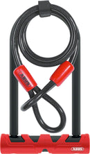 Abus Ultimate ComboPack - 420STD 9" U-lock 10mm/120cm Cable USH Bracket
