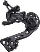 microSHIFT ADVENT Rear Derailleur - 9 Speed Medium Cage Black With Clutch