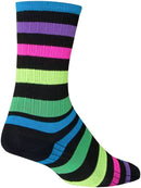 Sockguy Night Bright SGX6 Socks 5-9 Black