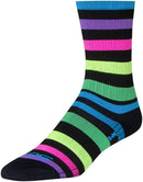 Sockguy Night Bright SGX6 Socks 5-9 Black