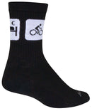 SockGuy Crew Repeats Socks - 6" Black Small/Medium