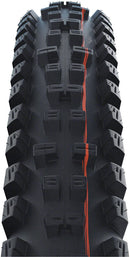 Schwalbe Tacky Chan Tire - 29 x 2.40 Tubeless Folding BLK Evolution Line Super Ground Addix Ultra Soft E-50