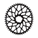 Absolute Black Spiderless GXP/BB30 DM CX Oval Chainring 46T - Blk