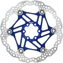 Hope Floating Disc Brake Rotor - 180mm 6-Bolt Blue