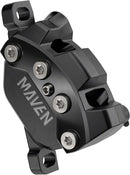 SRAM Maven Silver Disc Brake Lever - Rear Post Mount 4-Piston Aluminum Lever SS Hardware BLK A1