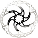 Galfer 223mm Rotor 6-Bolt  2.0mm Black/Silver