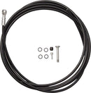 Magura Hydraulic Brake Hose - 2500mm For MT4 to MT TRAIL SL Pressed Banjo Fitting BLK