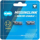 KMC MissingLink-12 DLC Connector - 12-Speed Black 2 Pairs/Card