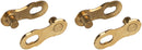 KMC MissingLink-12 Connector - 12-Speed Ti Gold 2 Pairs/Card