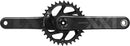 SRAM XX1 Eagle Carbon Fat Bike Crankset - 175mm 12-Speed 30t Direct Mount DUB Spindle Interface For 190mm Rear Spacing BLK