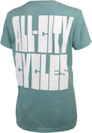 All-City Week-Endo Womens T-Shirt - Seafoam White Large
