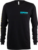 All City Super Pro Long Sleeve Shirt - Black Red White Yellow Teal X-Large