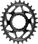 absoluteBLACK Oval Narrow-Wide Direct Mount Chainring - 28t CINCH Direct Mount 3mm Offset BLK