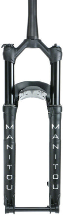 Manitou Machete Suspension Fork - 27.5" 120 mm 15 x 110 mm 44 mm Offset Matte BLK
