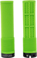 DMR DeathGrip Flangeless Grips - Thin Lock-On Sick Green