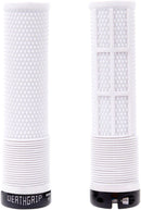 DMR DeathGrip Flangeless Grips - Thick Lock-On White