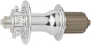 All-City Go-Devil Rear Hub - QR x 135mm/12 x 142mm 6-Bolt HG 11 Road Silver 28H