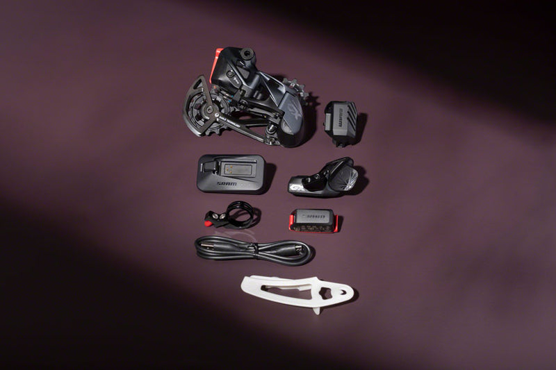 SRAM GX Eagle AXS Upgrade Kit - Rear Derailleur Battery Eagle AXS Controller w/ Clamp Charger/Cord Chain Gap Tool BLK