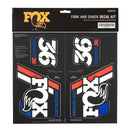 FOX Heritage Decal Kit for Forks and Shocks Red/White/Blue