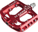 Chromag Scarab Pedals - Platform Aluminum 9/16" Red