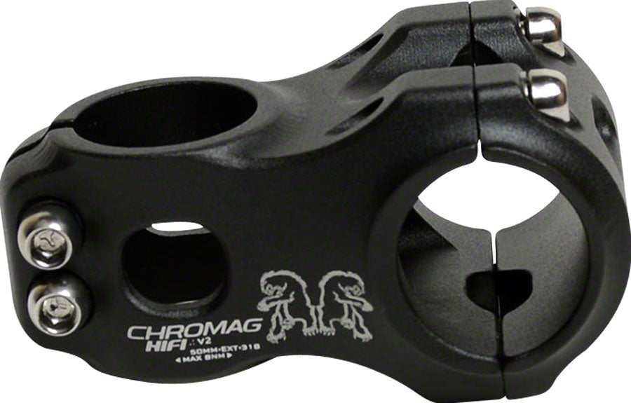 Chromag HIFI V2 STEM(50mm/±0°) 新品未使用 Chromag HiFi V2 Stem (31.8) 0d x 50mm - Black