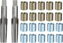 Unior Proprietary Reaming Pedal Tap Thread Insert Set 9/16" 20 Pedal Inserts Brass/Silver