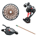 SRAM X01 Eagle Group set RED 10-52T 12 Speed Drivetrain With Copper Cassette