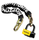 Kryptonite New York Fahgettaboudit Chain 1410 and Disc Lock: 3.25 (100cm)