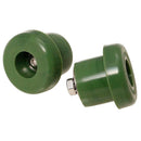 Cardiff Silicone Bar End Plugs Army Green