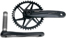 Full Speed Ahead Gossamer Pro AGX+ 1x Crankset - 170mm For Shimano 12-Speed HG+ 42t Direct Mount MegoExo Spindle BLK