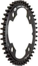 Gates Carbon Drive CDX CenterTrack Fin Line Front Belt Drive Ring - 46t 4-Bolt104mm BCD BLK