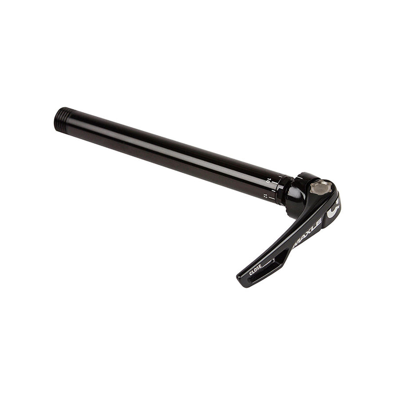 RockShox Front Maxle Ultimate Thru Axle Front 12x100mm TA Length: 143.25mm Thread Length: 9mm Thread Pitch: M12x1.50 Rudy XL