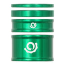 Industry Nine iRiX Headset Spacer Kit 1-1/8'' Height: 2.5mm/5mm/10mm/20mm Aluminum Green