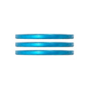 Industry Nine iRiX Headset Spacer 1-1/8'' Height: 2.5mm Aluminum Turquoise 3pcs