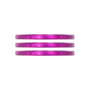 Industry Nine iRiX Headset Spacer 1-1/8'' Height: 2.5mm Aluminum Purple 3pcs