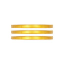 Industry Nine iRiX Headset Spacer 1-1/8'' Height: 2.5mm Aluminum Gold 3pcs