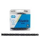 KMC Z1eHX Wide Chain - Single Speed 1/2" x 1/8" 112 Links Gunmetal/Black