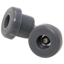 Cardiff Silicone Bar End Plugs Silver