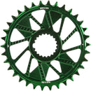 Wheels Manufacturing Direct Mount Chainring - 34t Shimano Direct Mount 1.5mm Inboard Offset HG+ Chain Compatible Green