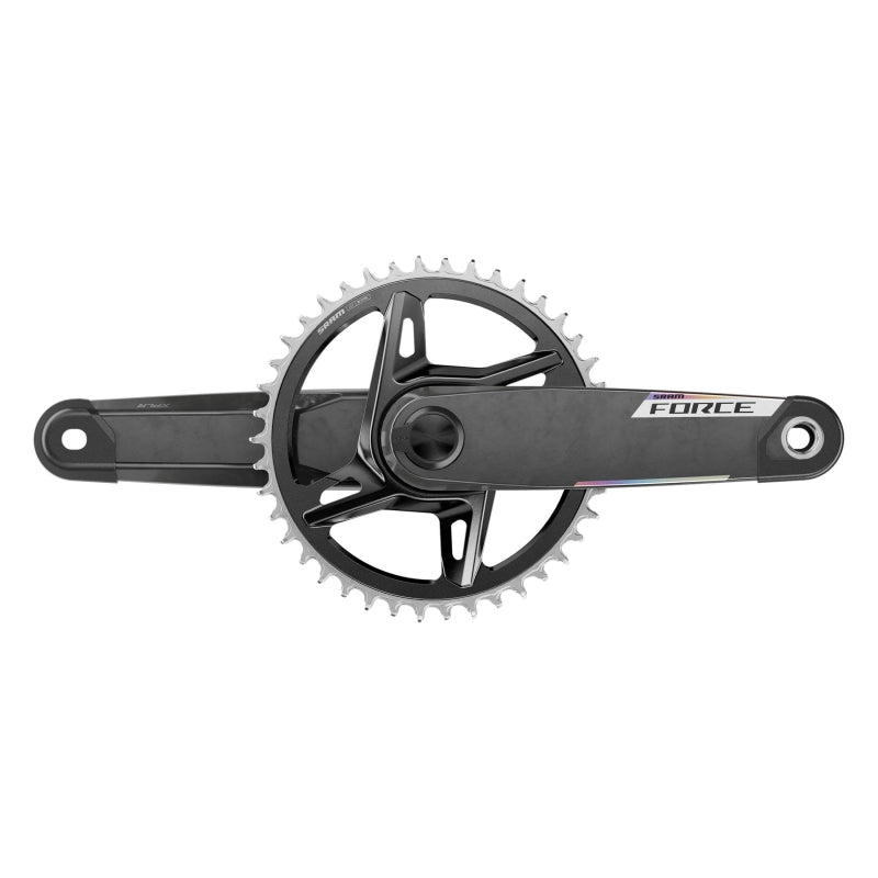 SRAM Force 1x XPLR AXS Power Meter Wide Crankset - 175mm 12/13-Speed 42t 8-Bolt Direct Mount DUB PM Spindle Carbon E1