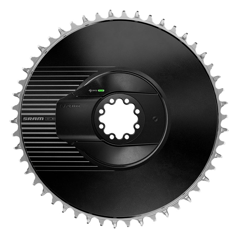 SRAM RED AXS Aero Power Meter Chainring Kit - 44t 12/13-Speed 8-Bolt Direct-Mount 6.5mm Offset BLK E1