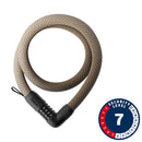 Abus Yarnit 4004C Chain Lock Combination 24mm 110cm 43.3'' Sand Stone