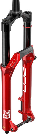 RockShox ZEB Ultimate Charger 3.2 RC2 Suspension Fork - 29" 150mm 15x110mm 44mm Offset Linear XL Air Spring Electric Red B1