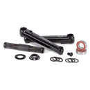 We The People Logic Crankset Spindle: 22mm 22mm 175mm Black BMX Set